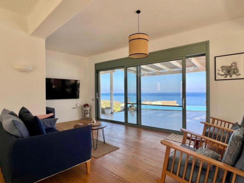 Mochlos MIT VIDEO! Kreta, Mochlos: Luxuriöse Villa mit Meerblick und Pool zu verkaufen Haus kaufen